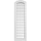 Ekena Millwork Arch Top Surface Mount PVC Gable Vent w/ 2"W x 2"P Brickmould Sill Frame, 12"W x 38"H GVPAR12X3803SN - alternate 1